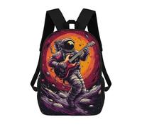 sinyumoney Sacs D'école Imprimés En 3D Pour Enfants 17inch Astro Music 1 Sac À Dos De Voyage Léger Sac À Livres Pour Enfants Garçons Et Filles