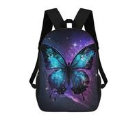 sinyumoney Sacs D'école Imprimés En 3D Pour Enfants 17inch Cosmic Butterfly Art Print-3 Sac À Dos De Voyage Léger Sac À Livres Pour Enfants Garçons Et Filles