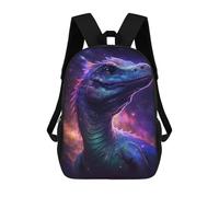 sinyumoney Sacs D'école Imprimés En 3D Pour Enfants 17inch Cosmic Dinosaur Art Print-2 Sac À Dos De Voyage Léger Sac À Livres Pour Enfants Garçons Et Filles