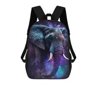 sinyumoney Sacs D'école Imprimés En 3D Pour Enfants 17inch Cosmic Elephant Art Print-8 Sac À Dos De Voyage Léger Sac À Livres Pour Enfants Garçons Et Filles