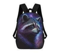 sinyumoney Sacs D'école Imprimés En 3D Pour Enfants 17inch Cosmic Raccoon Art Print-21 Sac À Dos De Voyage Léger Sac À Livres Pour Enfants Garçons Et Filles