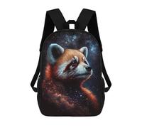 sinyumoney Sacs D'école Imprimés En 3D Pour Enfants 17inch Cosmic Red Panda Art Print-12 Sac À Dos De Voyage Léger Sac À Livres Pour Enfants Garçons Et Filles