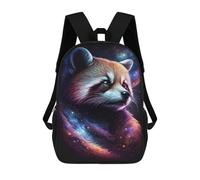 sinyumoney Sacs D'école Imprimés En 3D Pour Enfants 17inch Cosmic Red Panda Art Print-5 Sac À Dos De Voyage Léger Sac À Livres Pour Enfants Garçons Et Filles