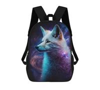 sinyumoney Sacs D'école Imprimés En 3D Pour Enfants 17inch Cosmic Wolf Art Print-1 Sac À Dos De Voyage Léger Sac À Livres Pour Enfants Garçons Et Filles