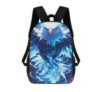 sinyumoney Sacs D'école Imprimés En 3D Pour Enfants 17inch Eagle Fantasy Artwork Sac À Dos De Voyage Léger Sac À Livres Pour Enfants Garçons Et Filles