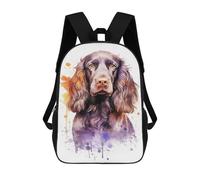 sinyumoney Sacs D'école Imprimés En 3D Pour Enfants 17inch English Springer Spaniel Sac À Dos De Voyage Léger Sac À Livres Pour Enfants Garçons Et Filles