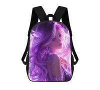 sinyumoney Sacs D'école Imprimés En 3D Pour Enfants 17inch Fairy Wings Fantasy Artwork Sac À Dos De Voyage Léger Sac À Livres Pour Enfants Garçons Et Filles