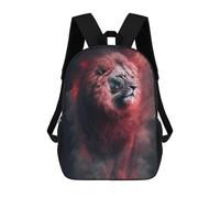 sinyumoney Sacs D'école Imprimés En 3D Pour Enfants 17inch Flaming Lion Art Print -5 Sac À Dos De Voyage Léger Sac À Livres Pour Enfants Garçons Et Filles