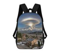 sinyumoney Sacs D'école Imprimés En 3D Pour Enfants 17inch Halo Effect in Sky Sac À Dos De Voyage Léger Sac À Livres Pour Enfants Garçons Et Filles