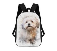 sinyumoney Sacs D'école Imprimés En 3D Pour Enfants 17inch Havanese Dog Sac À Dos De Voyage Léger Sac À Livres Pour Enfants Garçons Et Filles
