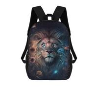 sinyumoney Sacs D'école Imprimés En 3D Pour Enfants 17inch Magical Lion Art Print Sac À Dos De Voyage Léger Sac À Livres Pour Enfants Garçons Et Filles