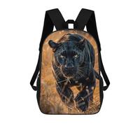 sinyumoney Sacs D'école Imprimés En 3D Pour Enfants 17inch Majestic Black Panther Sac À Dos De Voyage Léger Sac À Livres Pour Enfants Garçons Et Filles