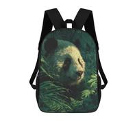 sinyumoney Sacs D'école Imprimés En 3D Pour Enfants 17inch Panda in Jungle Sac À Dos De Voyage Léger Sac À Livres Pour Enfants Garçons Et Filles