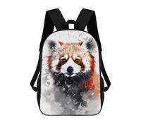 sinyumoney Sacs D'école Imprimés En 3D Pour Enfants 17inch Red Panda Watercolor Art Print Sac À Dos De Voyage Léger Sac À Livres Pour Enfants Garçons Et Filles