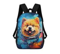 sinyumoney Sacs D'école Imprimés En 3D Pour Enfants 17inch Space Pup Adventure -14 Sac À Dos De Voyage Léger Sac À Livres Pour Enfants Garçons Et Filles