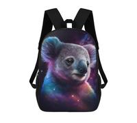 sinyumoney Sacs D'école Pour Enfants Imprimés En 3D Cosmic Koala Art Print-13 Sac À Dos De Voyage Léger, Sac À Livres, Sac D'école Pour Enfants Garçons Et Filles 17inch