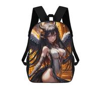 sinyumoney Sacs D'école Pour Enfants Imprimés En 3D Devil Angel Anime Girl Sac À Dos De Voyage Léger, Sac À Livres, Sac D'école Pour Enfants Garçons Et Filles 17inch