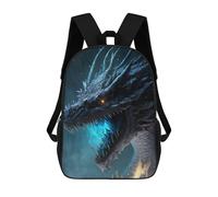 sinyumoney Sacs D'école Pour Enfants Imprimés En 3D Dragon Head Artwork -1 Sac À Dos De Voyage Léger, Sac À Livres, Sac D'école Pour Enfants Garçons Et Filles 17inch