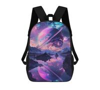 sinyumoney Sacs D'école Pour Enfants Imprimés En 3D Dreams of Saturn Sac À Dos De Voyage Léger, Sac À Livres, Sac D'école Pour Enfants Garçons Et Filles 17inch