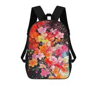 sinyumoney Sacs D'école Pour Enfants Imprimés En 3D Floral Fantasy Painting Sac À Dos De Voyage Léger, Sac À Livres, Sac D'école Pour Enfants Garçons Et Filles 17inch