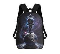 sinyumoney Sacs D'école Pour Enfants Imprimés En 3D Galactic Chess Piece Sac À Dos De Voyage Léger, Sac À Livres, Sac D'école Pour Enfants Garçons Et Filles 17inch