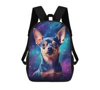 sinyumoney Sacs D'école Pour Enfants Imprimés En 3D Galactic Pup Portrait -6 Sac À Dos De Voyage Léger, Sac À Livres, Sac D'école Pour Enfants Garçons Et Filles 17inch