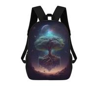 sinyumoney Sacs D'école Pour Enfants Imprimés En 3D Galactic Tree Of Life Sac À Dos De Voyage Léger, Sac À Livres, Sac D'école Pour Enfants Garçons Et Filles 17inch