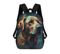 sinyumoney Sacs D'école Pour Enfants Imprimés En 3D Labrador Retriever Dog Sac À Dos De Voyage Léger, Sac À Livres, Sac D'école Pour Enfants Garçons Et Filles 17inch