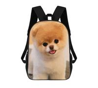 sinyumoney Sacs D'école Pour Enfants Imprimés En 3D Little Dog Sac À Dos De Voyage Léger, Sac À Livres, Sac D'école Pour Enfants Garçons Et Filles 17inch