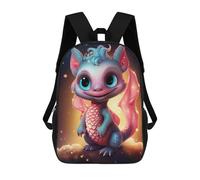 sinyumoney Sacs D'école Pour Enfants Imprimés En 3D Magical Baby Dragon Artwork -1 Sac À Dos De Voyage Léger, Sac À Livres, Sac D'école Pour Enfants Garçons Et Filles 17inch