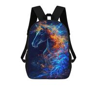 sinyumoney Sacs D'école Pour Enfants Imprimés En 3D Magical Horse Artwork Sac À Dos De Voyage Léger, Sac À Livres, Sac D'école Pour Enfants Garçons Et Filles 17inch