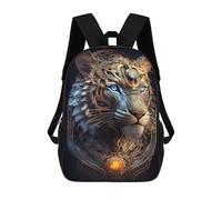 sinyumoney Sacs D'école Pour Enfants Imprimés En 3D Mystical Cosmic Tiger Sac À Dos De Voyage Léger, Sac À Livres, Sac D'école Pour Enfants Garçons Et Filles 17inch
