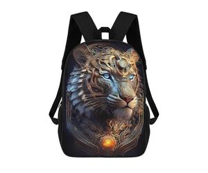 sinyumoney Sacs D'école Pour Enfants Imprimés En 3D Mystical Cosmic Tiger Sac À Dos De Voyage Léger, Sac À Livres, Sac D'école Pour Enfants Garçons Et Filles 17inch