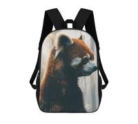 sinyumoney Sacs D'école Pour Enfants Imprimés En 3D Red Panda in Forest Sac À Dos De Voyage Léger, Sac À Livres, Sac D'école Pour Enfants Garçons Et Filles 17inch