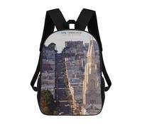 sinyumoney Sacs D'école Pour Enfants Imprimés En 3D San Francisco Cityscape Sac À Dos De Voyage Léger, Sac À Livres, Sac D'école Pour Enfants Garçons Et Filles 17inch