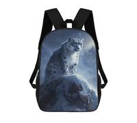 sinyumoney Sacs D'école Pour Enfants Imprimés En 3D Snow Leopard Mountain Majesty-1 Sac À Dos De Voyage Léger, Sac À Livres, Sac D'école Pour Enfants Garçons Et Filles 17inch