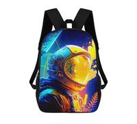 sinyumoney Sacs D'école Pour Enfants Imprimés En 3D Space Explorer Cosmic Adventure Sac À Dos De Voyage Léger, Sac À Livres, Sac D'école Pour Enfants Garçons Et Filles 17inch