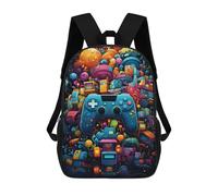 sinyumoney Sacs D'école Pour Enfants Imprimés En 3D Video Game Paradise Sac À Dos De Voyage Léger, Sac À Livres, Sac D'école Pour Enfants Garçons Et Filles 17inch