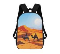 sinyumoney Sahara Desert Sacs À Dos Pour Enfants, Cartables Imprimés En 3D, Sacs À Dos Pour Élèves Du Primaire Et Du Collège (garçons Et Filles) 17inch