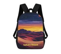 sinyumoney Sahara Desert Sunset Sacs À Dos Scolaires Pour Enfants, Sac D'école Tendance, Sac D'école Imprimé En 3D Pour Garçons, Élèves Du Primaire Et Du Collège 17inch