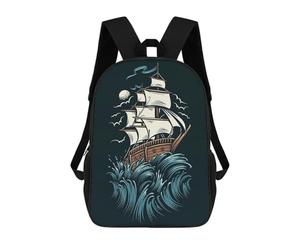 sinyumoney Sailor Struggle Sac À Dos Enfant, Cartable Imprimé En 3D Pour Garçons Et Adolescents 17inch