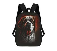 sinyumoney Saint Bernard's Gaze Sac À Dos Enfant Tendance Et Amusant, Sac À Dos Pour Garçons Et Adolescents, Sac D'école Imprimé En 3D Pour Garçons 17inch