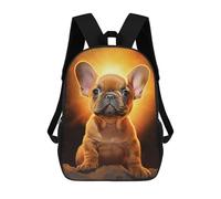 sinyumoney Saint Frenchie Sacs À Dos Pour Enfants, Sac À Dos Scolaire Imprimé En 3D Pour Enfants, Sac À Dos De Voyage, Sac À Livres Pour Enfants 17inch Sac D'école