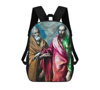 sinyumoney Saint Peter And Saint Paul Sacs À Dos Pour Enfants, Cartables Imprimés En 3D, Sacs À Dos Pour Élèves Du Primaire Et Du Collège (garçons Et Filles) 17inch