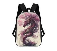 sinyumoney Sakura Dragon Sac À Dos Enfant, Sac À Dos Anime, Grand Sac À Dos Enfant, Sac À Dos Imprimé En 3D Pour Enfants, Cartable, Cartable Pour Garçons Et Filles 17inch