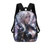 sinyumoney Samurai Cat Warrior Artwork Sac À Dos Scolaire Imprimé En 3D Pour Enfants, Sac À Dos De Voyage, Sac Tendance Et Décontracté Pour Écoliers 17inch