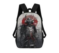 sinyumoney Samurai Warrior Art Print-2 Sac À Dos Scolaire Imprimé En 3D Pour Enfants, Sac À Dos De Voyage, Sac Tendance Et Décontracté Pour Écoliers 17inch