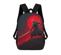 sinyumoney Samurai Warrior with Sword -2 17inch Sacs À Dos Scolaires Imprimés En 3D - Sacs À Dos Tendance Pour Garçons Du Primaire Et Du Collège