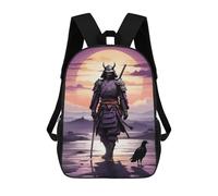 sinyumoney Samurais Solitude Sacs À Dos Scolaires Pour Enfants, Cartables Imprimés En 3D, Sacs D'école Tendance Pour Garçons, Élèves Du Primaire Et Du Collège 17inch