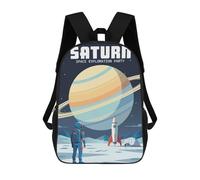 sinyumoney Saturn Space Exploration Party Sacs À Dos Pour Enfants, Sac À Dos Scolaire, Sac À Dos Imprimé En 3D Pour Enfants, Sac À Dos De Voyage, Sac À Livres, Sac D'école Pour Enfants 17inch